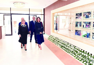 Первый вице-президент Мехрибан Алиева приняла участие в открытиикапитально реконструированного детского сада №157 в Сабаильском районе