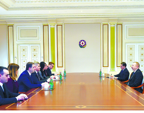Президент Ильхам Алиев принял делегацию во главе с председателем парламента Монтенегро