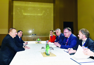 Состоялась встреча Президента Азербайджана Ильхама Алиева с членом Президиума Боснии и Герцеговины Младеном Иваничем