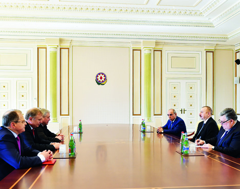 Президент Ильхам Алиев принял заместителя премьер-министра Беларуси