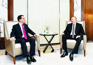 Президент Ильхам Алиев принял делегацию во главе с министром народной власти по иностранным делам Венесуэлы