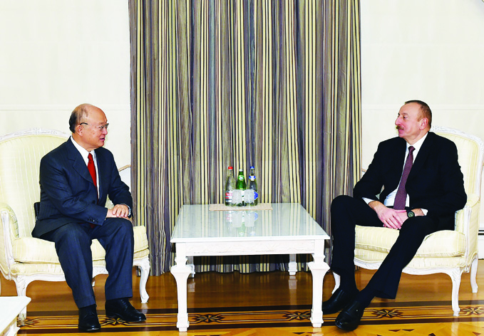 Президент Ильхам Алиев принял генерального директора Международного агентства по атомной энергии