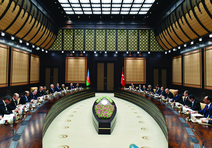 Состоялось VII заседание Совета стратегического сотрудничества высокого уровня Азербайджан — Турция