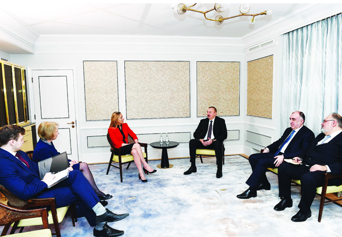 Состоялась встреча Президента Азербайджана Ильхама Алиева с государственным министром Великобритании по торговле и поощрению экспорта