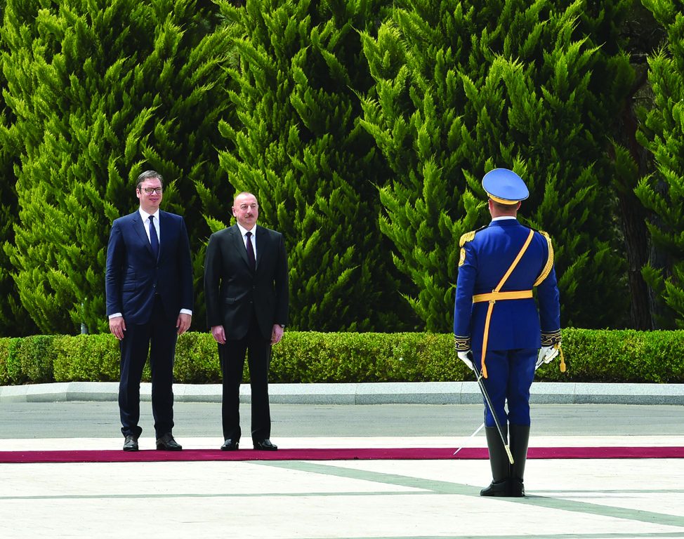 Официальный визит Президента Сербии Александра Вучича в Азербайджан