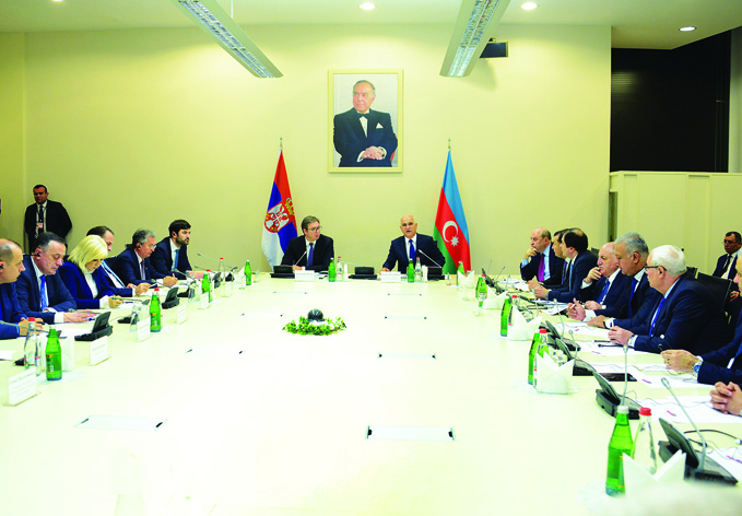 Состоялась азербайджано-сербская деловая встреча