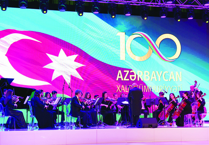 Состоялся официальный прием по случаю 100-летнего юбилея Азербайджанской Демократической Республики
