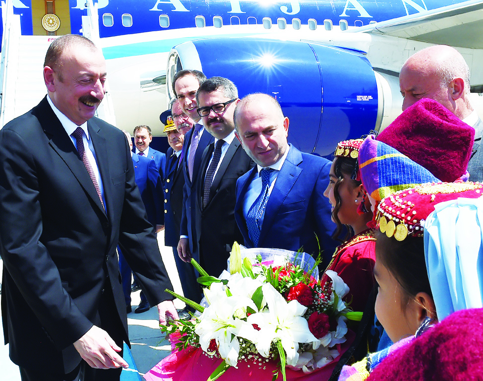 Визит Президента Азербайджана Ильхама Алиева в Турцию