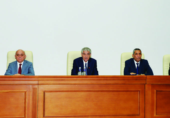 Состоялось общереспубликанское совещание председателей городских и районных организаций партии «Ени Азербайджан»