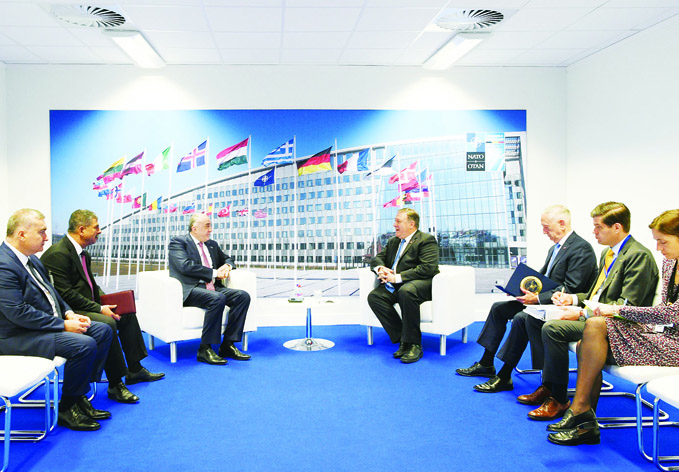 Министры иностранных дел и обороны Азербайджана встретились со своими американскими коллегами