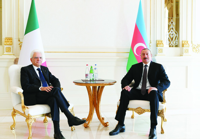 Состоялась встреча президентов Азербайджана и Италии один на один