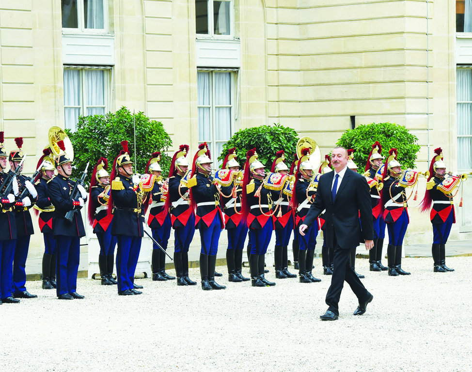 Визит Президента Азербайджана Ильхама Алиева во Францию