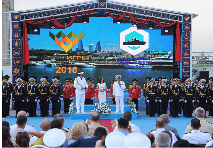В Баку состоялась торжественная церемония открытия международных соревнований «Кубок моря-2018»