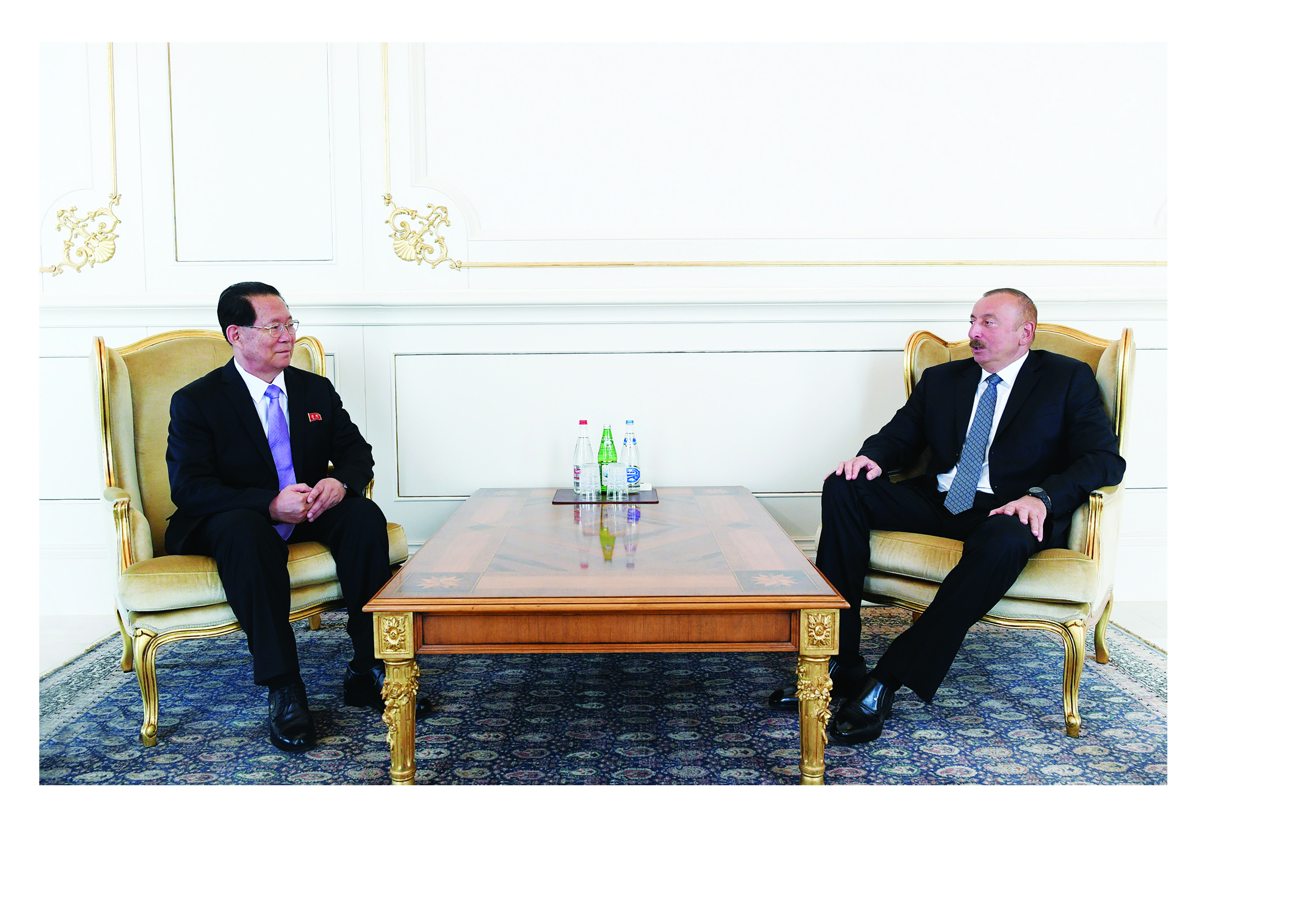 Президент Ильхам Алиев принялверительные грамоты новоназначенного посла КНДР в Азербайджане