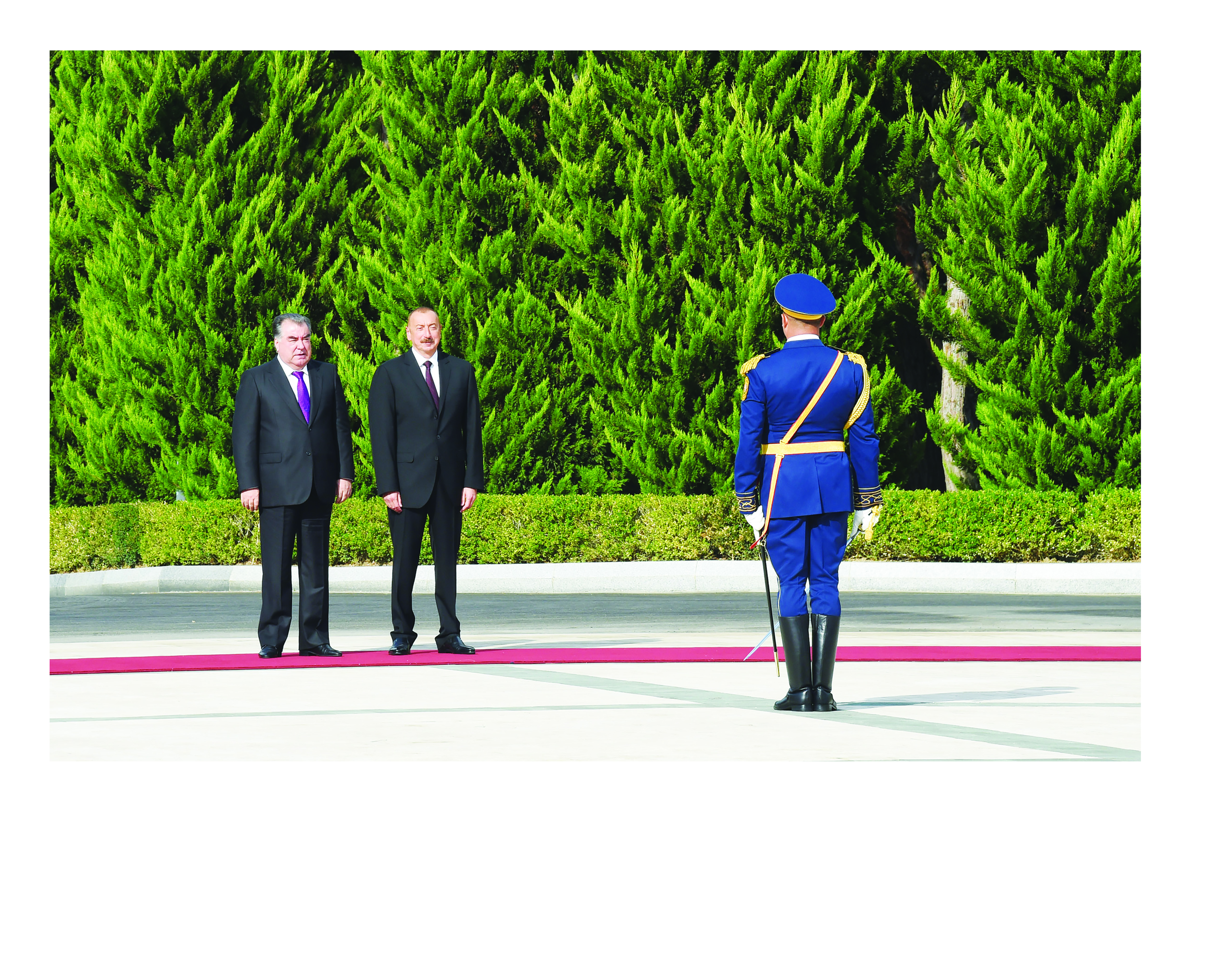 Официальный визит Президента Таджикистана Эмомали Рахмона в Азербайджан