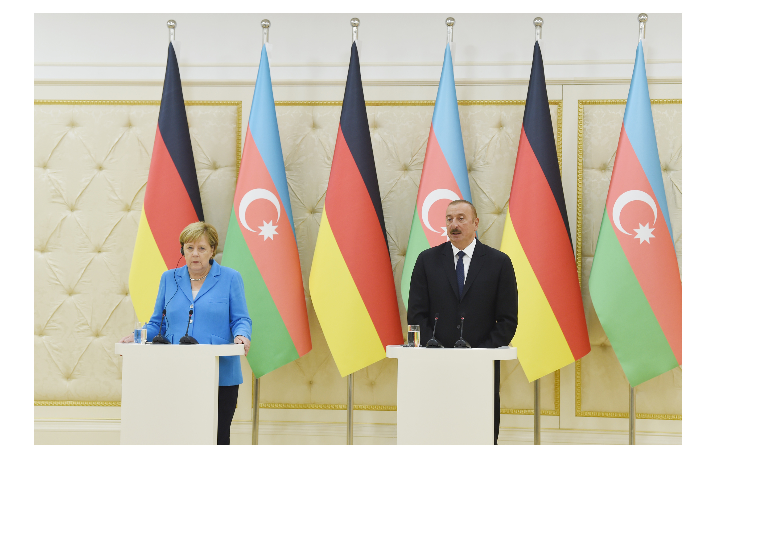 Совместная пресс-конференция Президента Азербайджанаи Федерального канцлера Германии