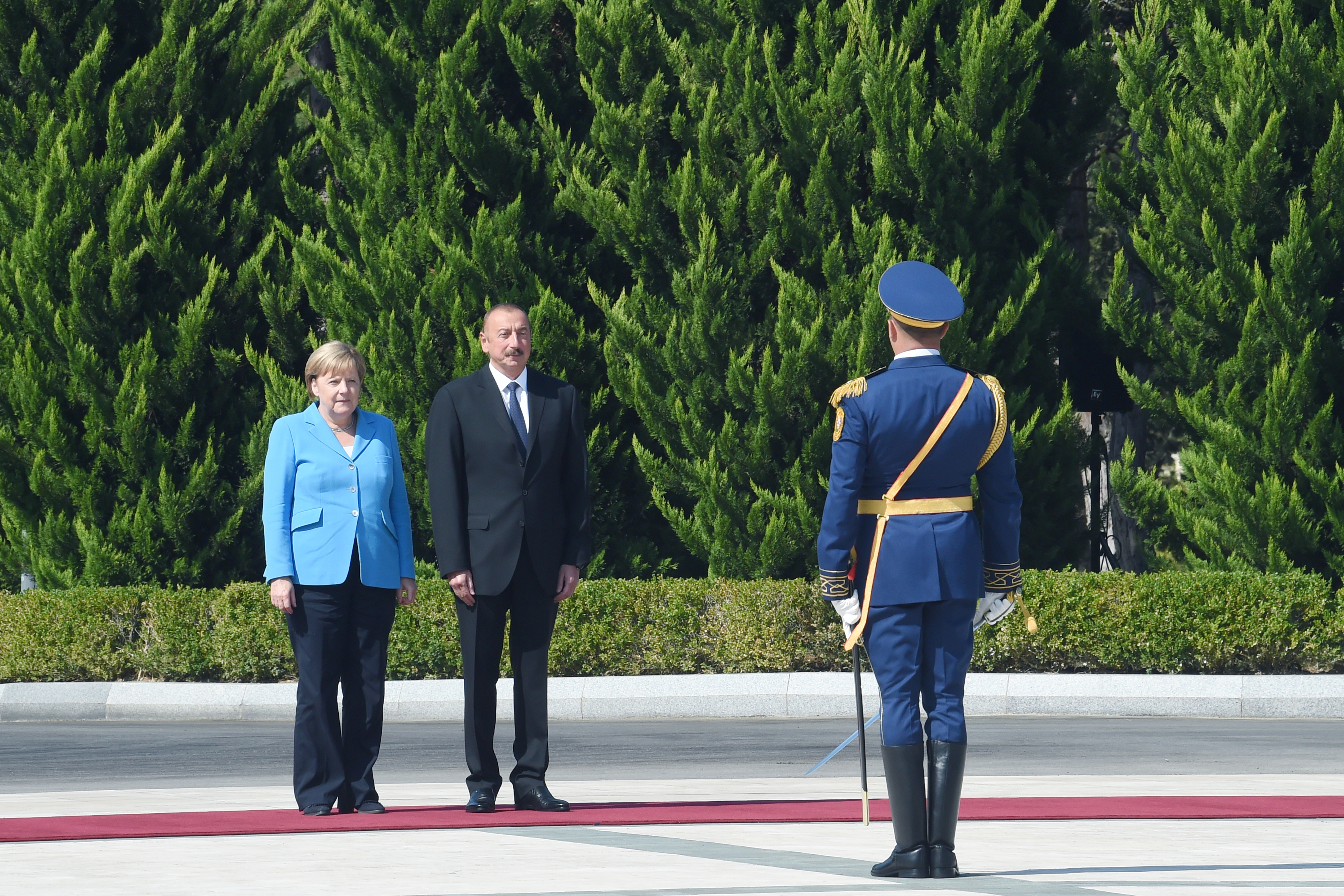 Визит Федерального канцлера Германии Ангелы Меркель в Азербайджан