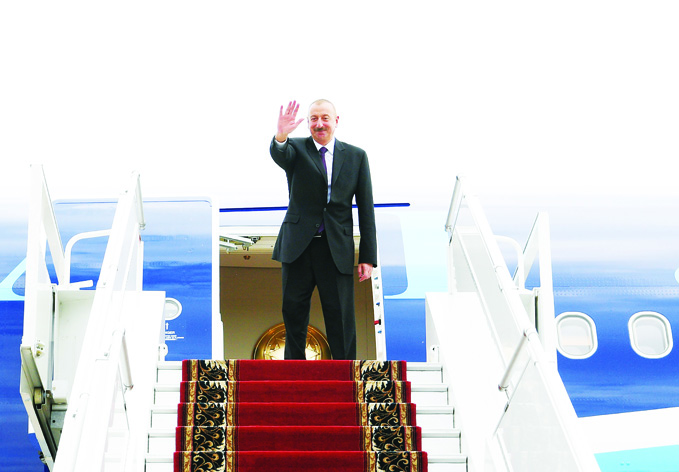 Завершился визит Президента Азербайджана Ильхама Алиева в Кыргызстан