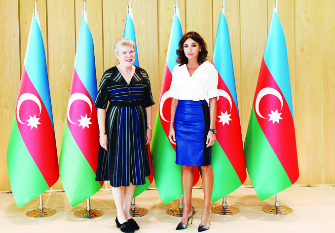 Первый вице-президент Мехрибан Алиева встретилась с делегацией во главе с заместителем генерального секретаря НАТО