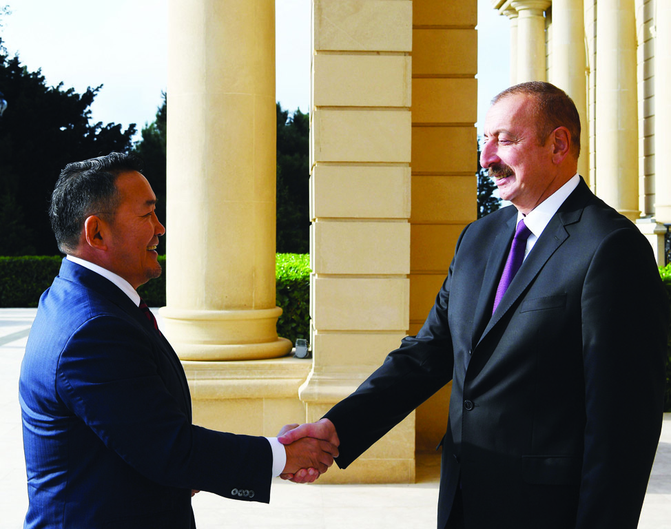 Рабочий визит Президента Монголии Халтмаагийна Баттулги в Азербайджан