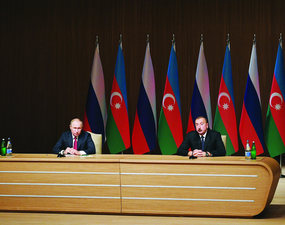Рабочий визит Президента России Владимира Путина в Азербайджан