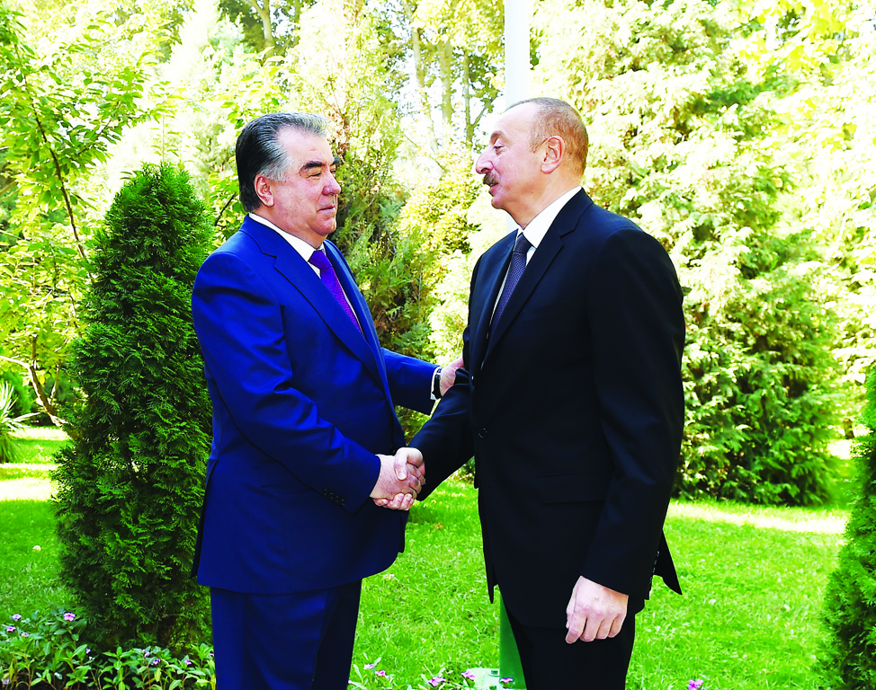 Визит Президента Азербайджана Ильхама Алиева в Таджикистан