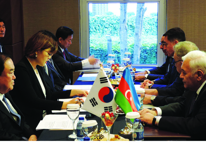 В Анталье состоялась встреча председателей парламентов Азербайджана и Кореи