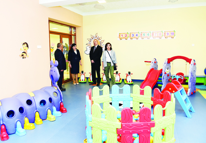 В Губе открылся ясли-детский сад «Гюнеш»