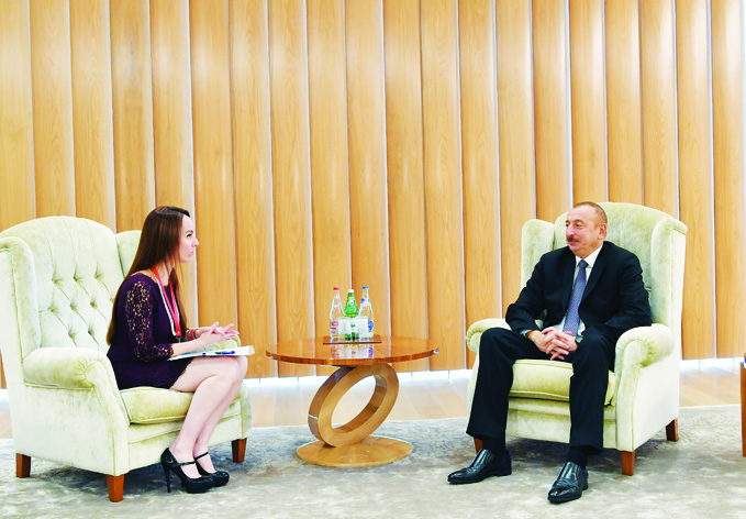 Президент Ильхам Алиев принял президента Межпарламентского союза