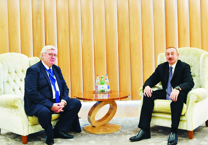 Президент Ильхам Алиев принял ректора Московского государственного института международных отношений