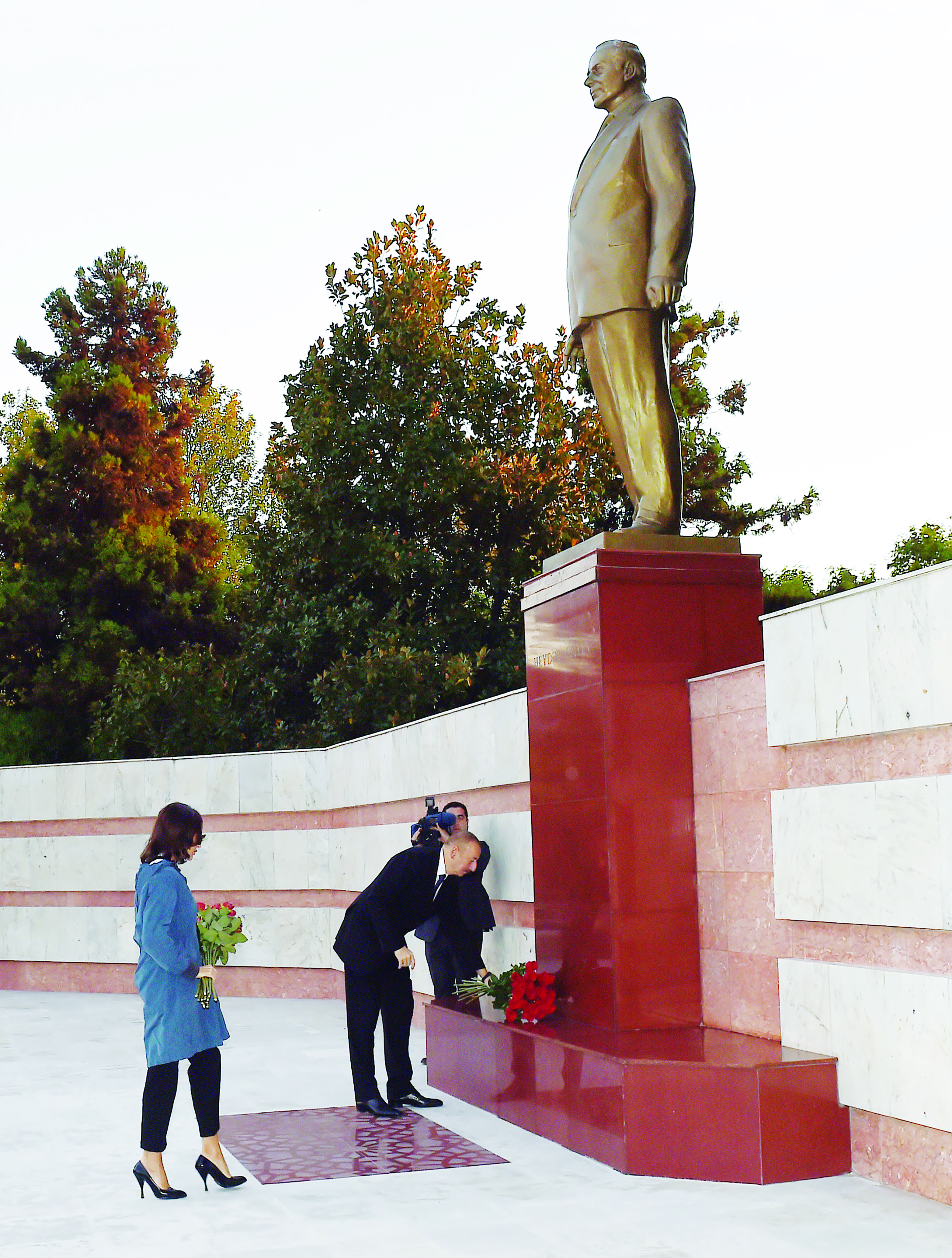Поездка Президента Азербайджана Ильхама Алиева в Гахский район и город Шеки
