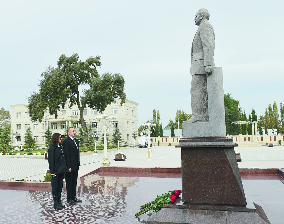 Поездка Президента Азербайджана Ильхама Алиева в Агдамский район
