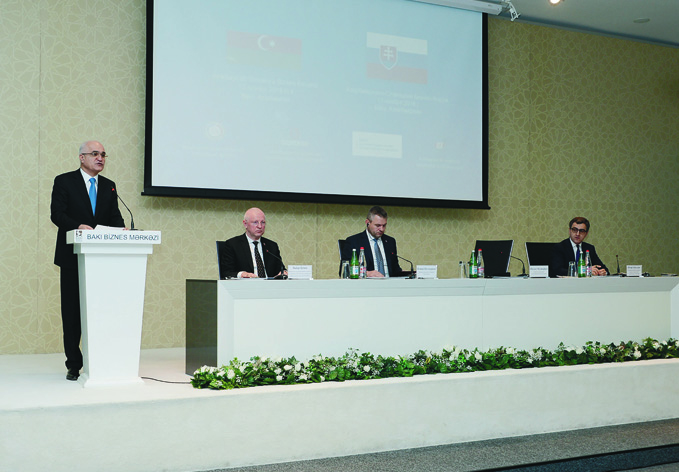 В Баку состоялся азербайджано- словацкий бизнес-форум