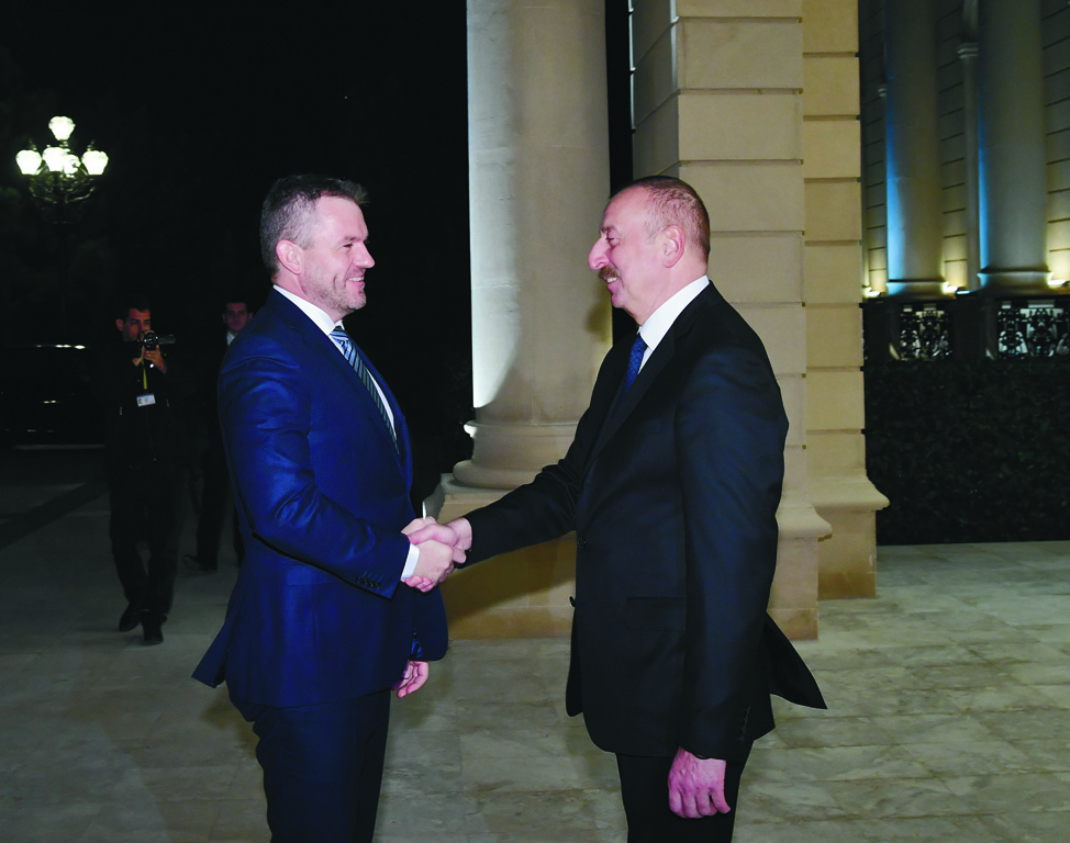 Состоялась встреча Президента Азербайджана Ильхама Алиева с премьер-министромСловакии Петером Пеллегрини один на один