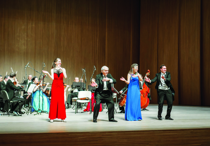 В Центре Гейдара Алиева состоялся концерт Венскогофестивального оркестра Штрауса