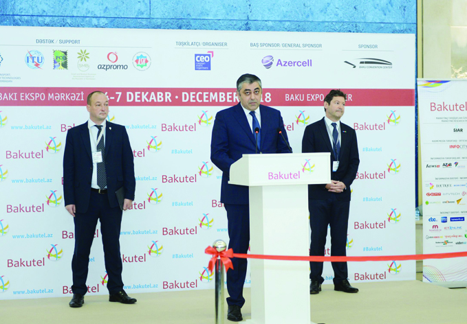 Открылась XXIV Азербайджанская международная выставка телекоммуникаций, инноваций и высоких технологий Bakutel 2018