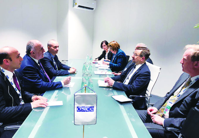 Министр иностранных дел Азербайджана встретился с генеральным секретарем ОБСЕ
