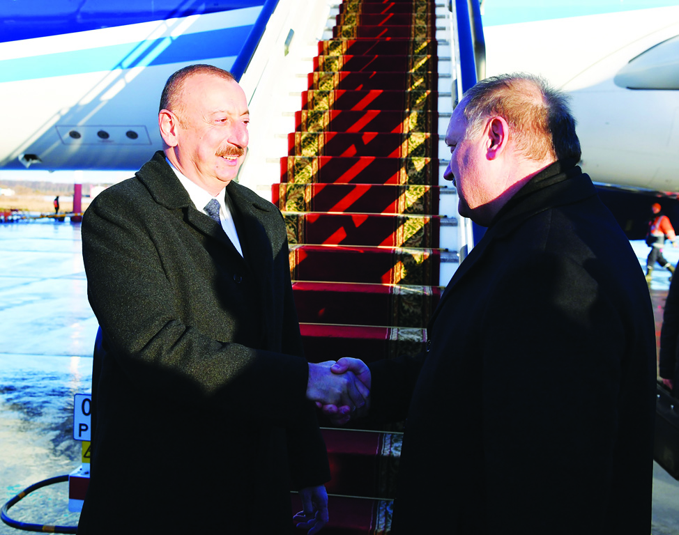 Визит Президента Азербайджана Ильхама Алиева в Россию