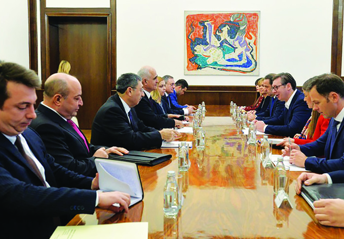 Президент Сербии принял делегацию Азербайджана