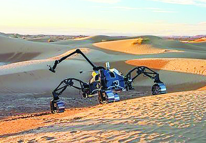 Группа «марсианских» роботов высадилась в пустыне в Марокко