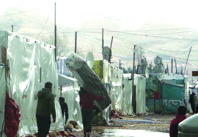 ООН: «После урагана в Ливане затоплены целые поселения сирийских беженцев»