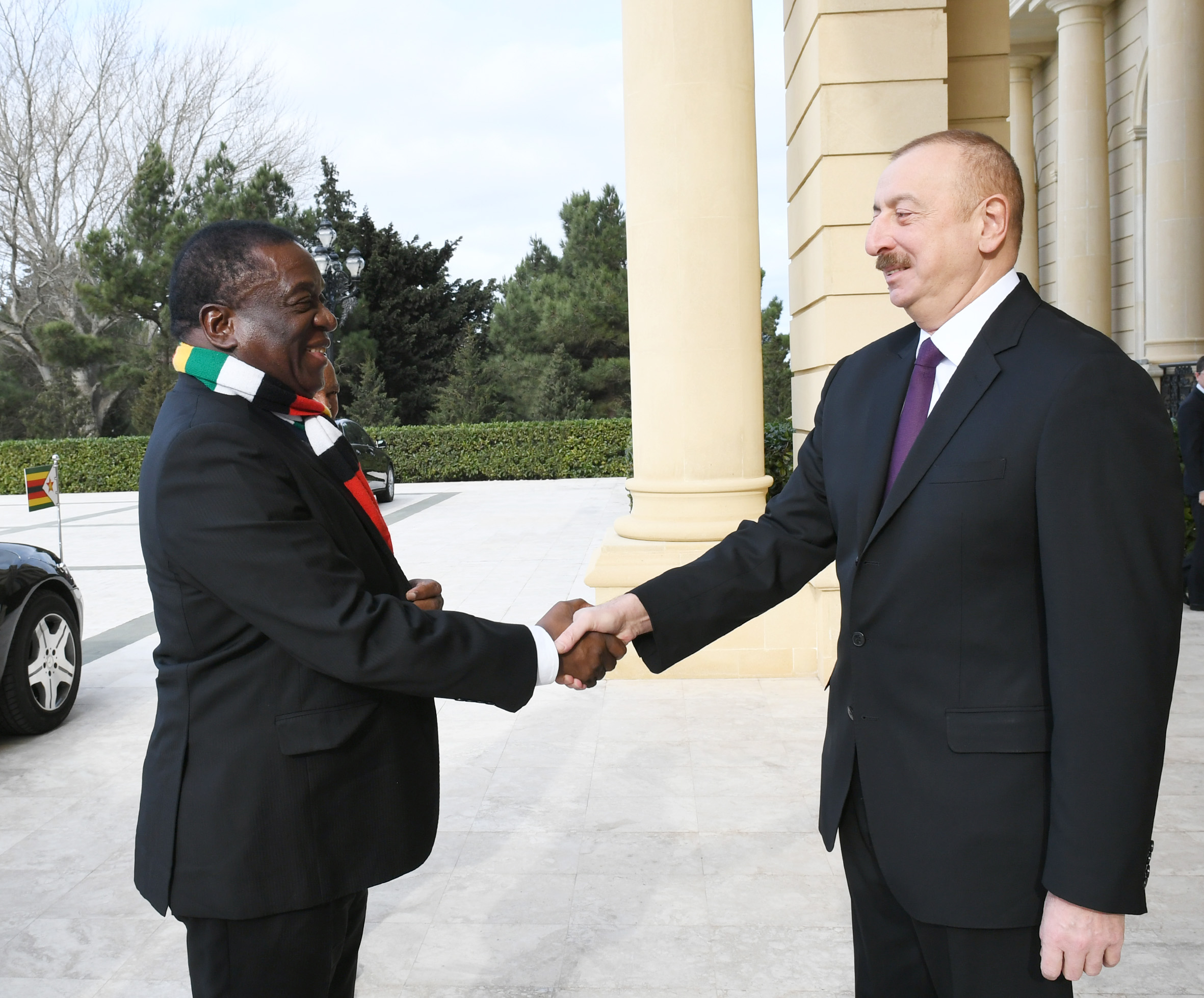 Рабочий визит Президента ЗимбабвеЭммерсона Мнангагвы в Азербайджан