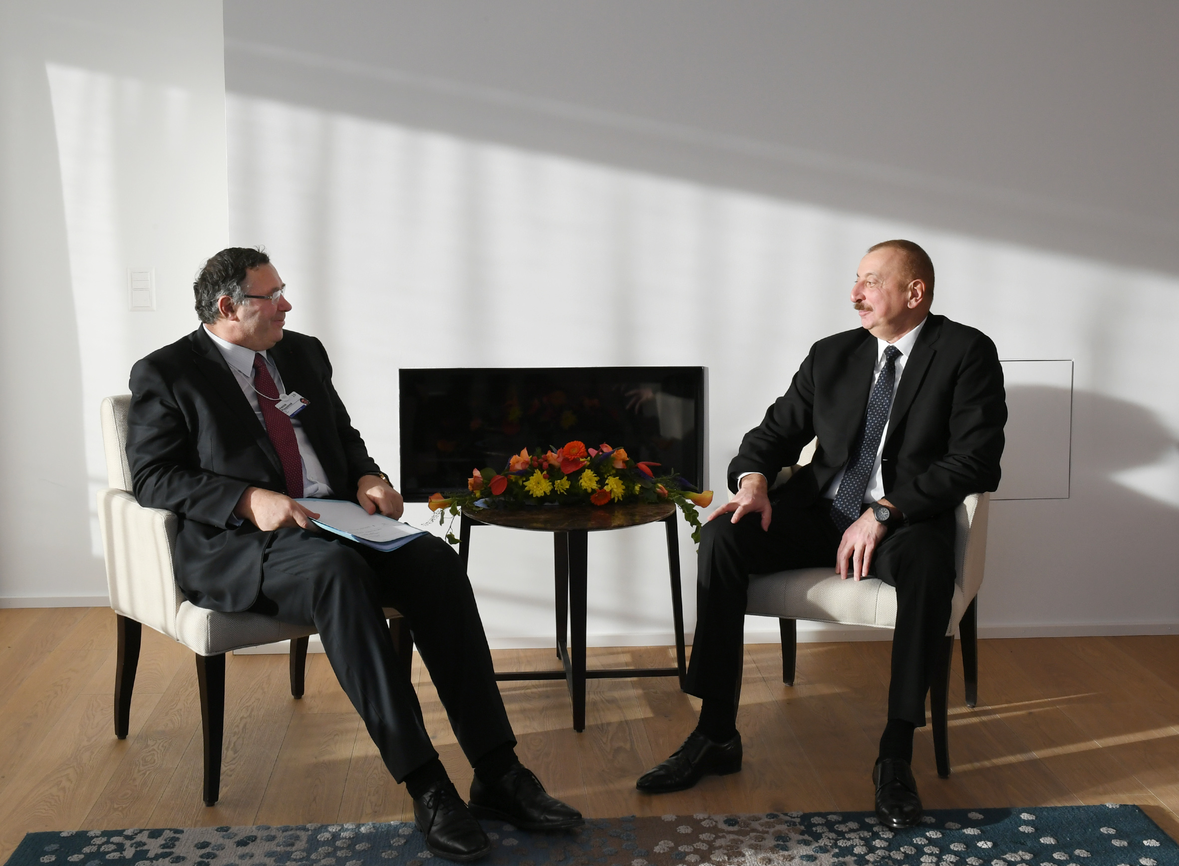 Состоялась встреча Президента Азербайджана Ильхама Алиева с генеральным исполнительным директором компании Total