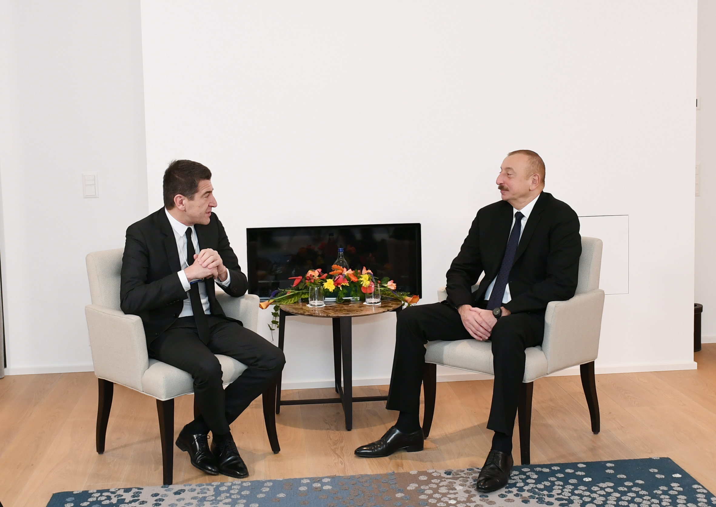 Президент Ильхам Алиев встретилсяс генеральным исполнительнымдиректоромкомпании Lazard Freres