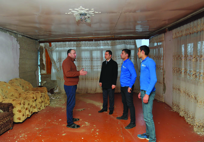 Представители Общественного объединения «Региональное развитие» Фонда Гейдара Алиева посетили территории, пострадавшие от землетрясения