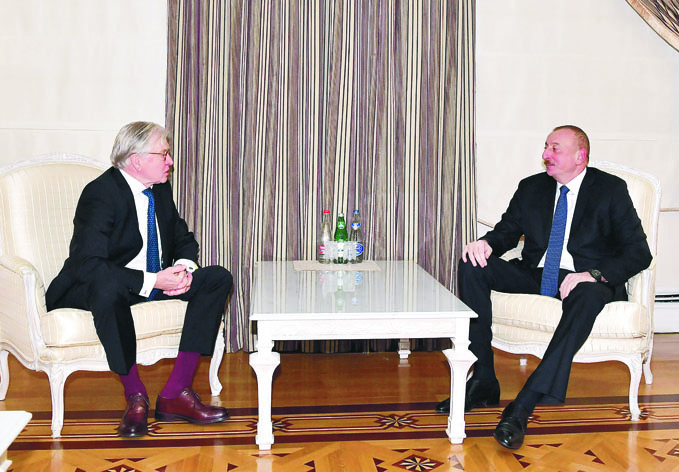 Президент Ильхам Алиев принял председателя группы дружбы Нидерланды — Азербайджан