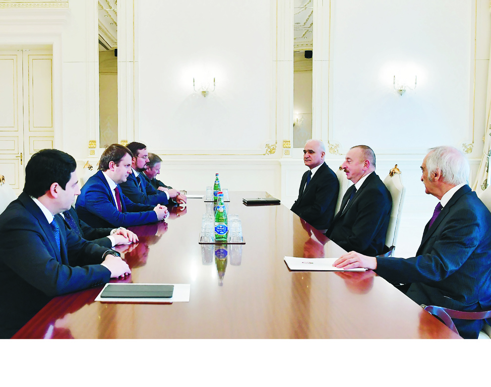 Президент Ильхам Алиев принял делегацию во главе с министром экономического развития России