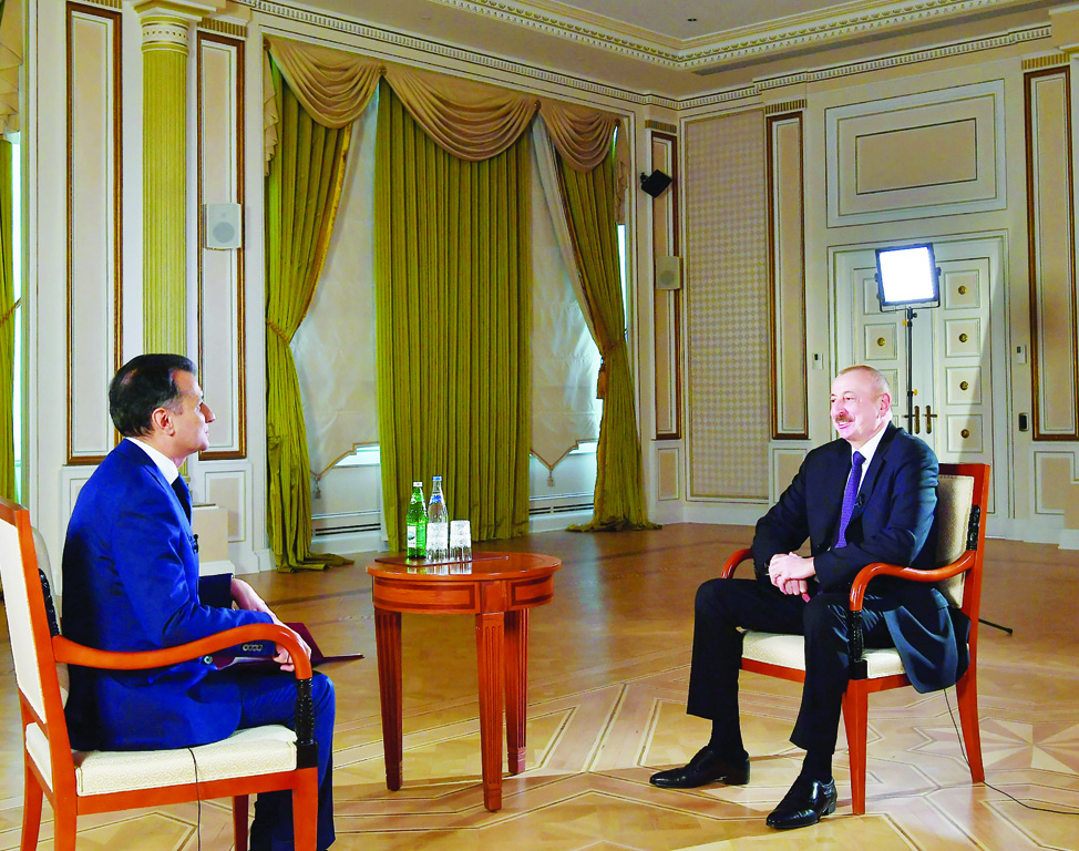 Интервью Президента Ильхама Алиева телеканалу Real