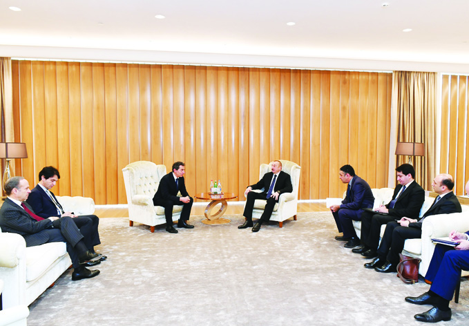Состоялась встреча Президента Ильхама Алиева с заместителем министра экономического развития Италии