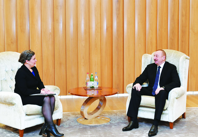 Президент Ильхам Алиев встретился с советником заместителя государственного секретаря США по энергетической дипломатии